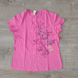 Billy Joel "It's Still Rock and Roll to Me" Pink Floral Tee - Kavio - Large